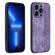 AZNS 3D Embossed Skin Feel Phone Case for iPhone 15 Pro - Purple