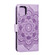 Mandala Embossing Pattern Horizontal Flip Leather Phone Case for iPhone 15 Pro - Purple