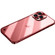 Metal Frame Frosted PC Shockproof Phone Case for iPhone 15 Pro - Red