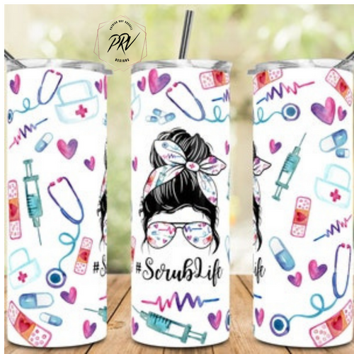 #scrublife Sublimation Tumbler #scrublife Sublimation Tumbler
