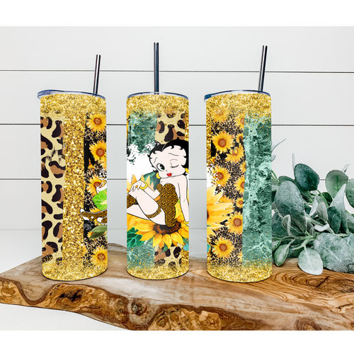 Sunflower Betty Sublimation Tumbler