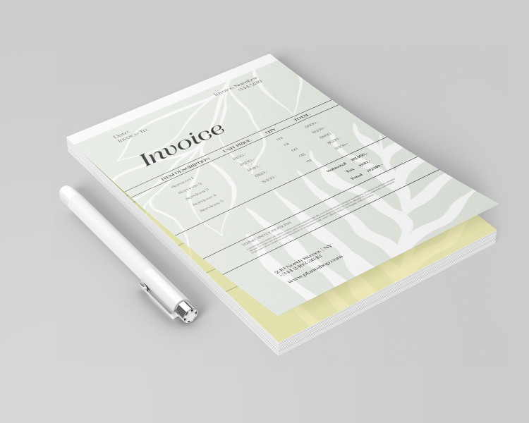 Invoices (50 Sets Carbonless Paper)