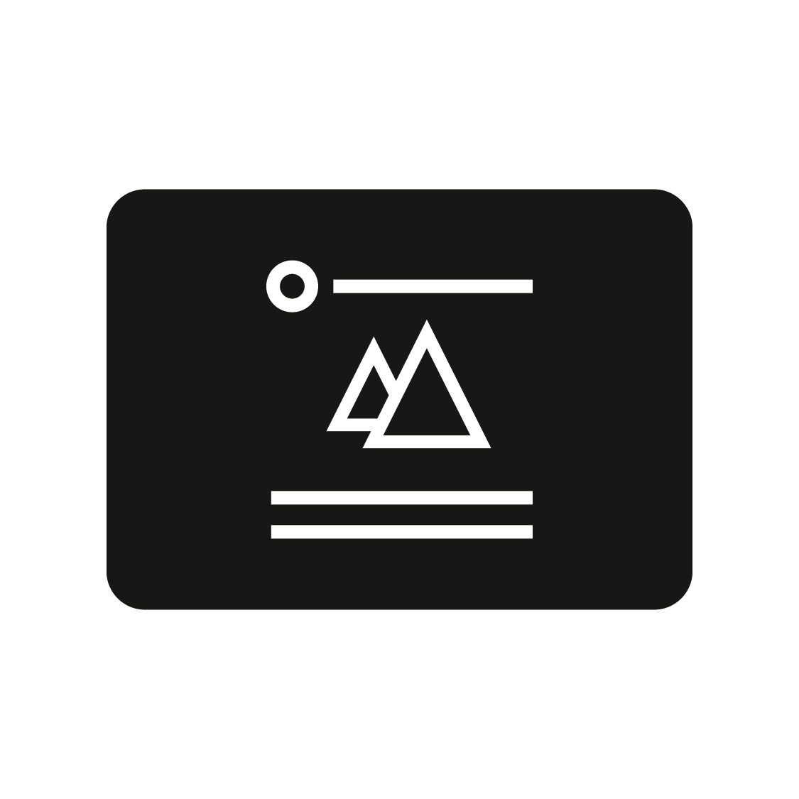 Rounded Corners Business Card