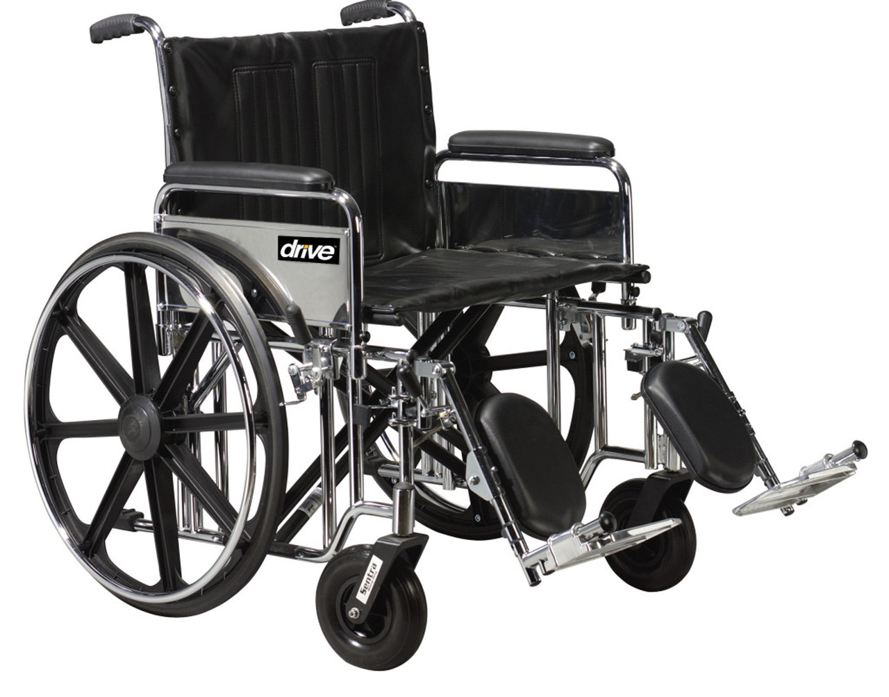 Drive Sentra Extra Heavy Duty Wheelchair, 22