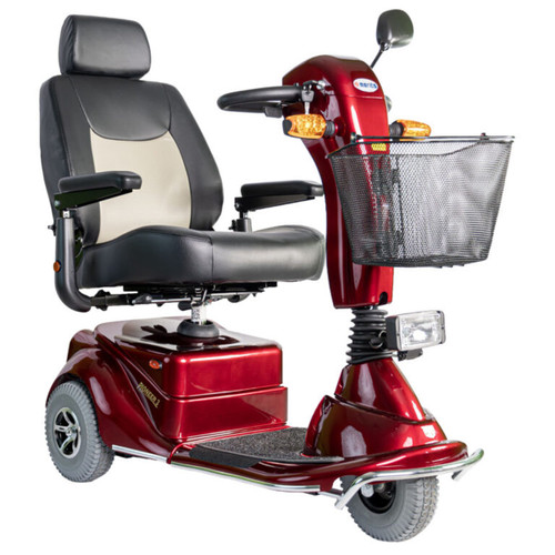 Red Merits Pioneer 3 mobility scooter