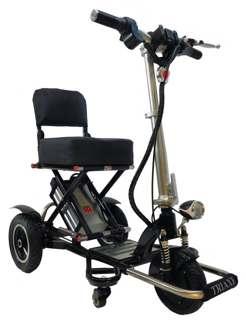 Black Enhanced Mobility Triaxe Sport Folding Scooter