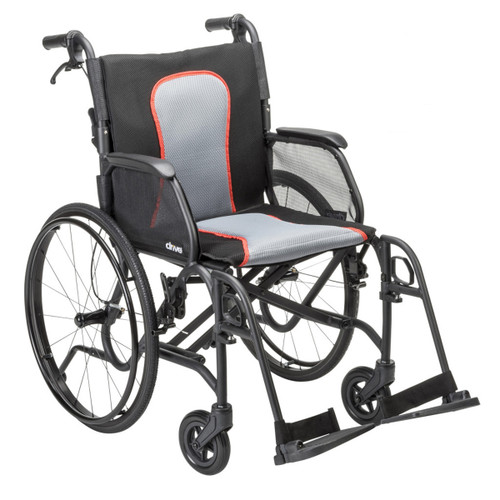 Drive AeroFly Wheelchair Gray