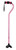 Pink Offset Handle Walking Cane with Self-Standing Tip (SM-060001PKQ)