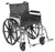Drive Sentra Extra Wide Heavy Duty Wheelchair, 20" Seat, Detachable Full Arms, Swing Away Footrests