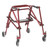 KA3200s-2GCR Nimbo walker with seat, in red