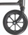 Wheel on WCR1616E, reclining wheelchair