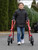 Circle Specialty Klip with 8" wheels and No Seat KP428R SM Front view with child