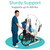 Electric Patient Lift MOB1076 Sturdy Support