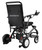 Matrix Ultra folding lightweight power wheelchair, black side and rear facing right Matrix Ultra folding lightweight power wheelchair, black side and rear facing right