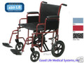 BTR20 - BARIATRIC STEEL TRANSPORT CHAIR