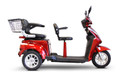 EWheels EW-66 Red Two Seater Scooter