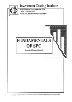 Fundamentals of SPC (Item will be emailed as a PDF)