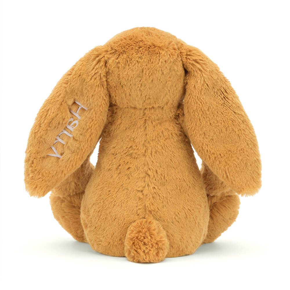 Personalised Bashful Golden Bunny Medium, View 4