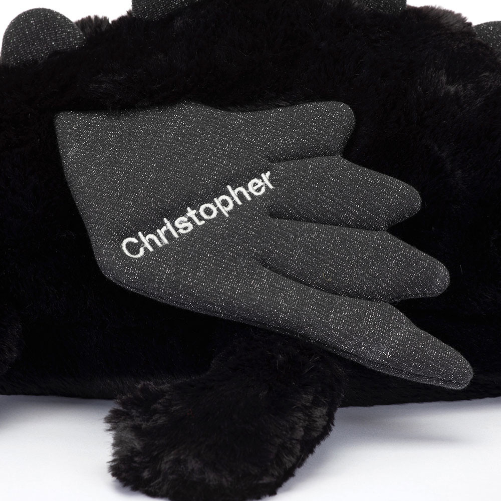 Onyx Dragon Personnalisé (Très Grand) – Produit Officiel Jellycat