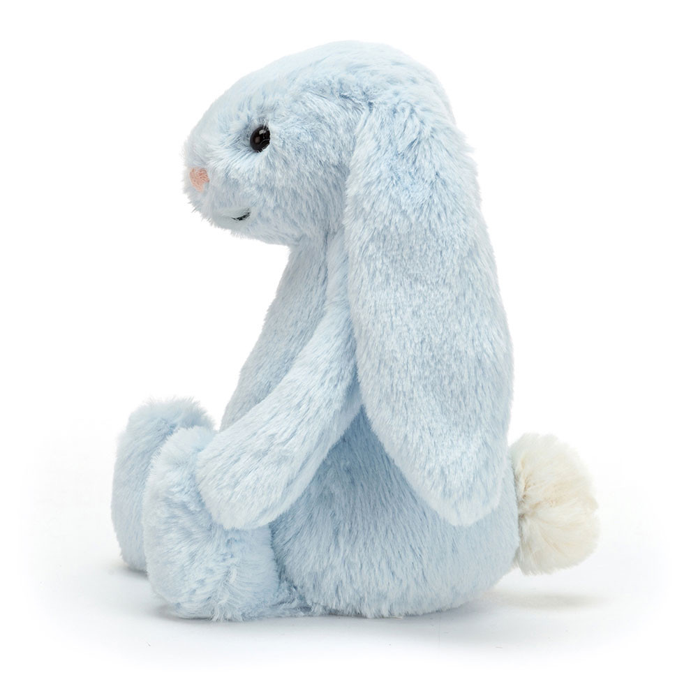 Bashful Blue Bunny Rattle, View 2