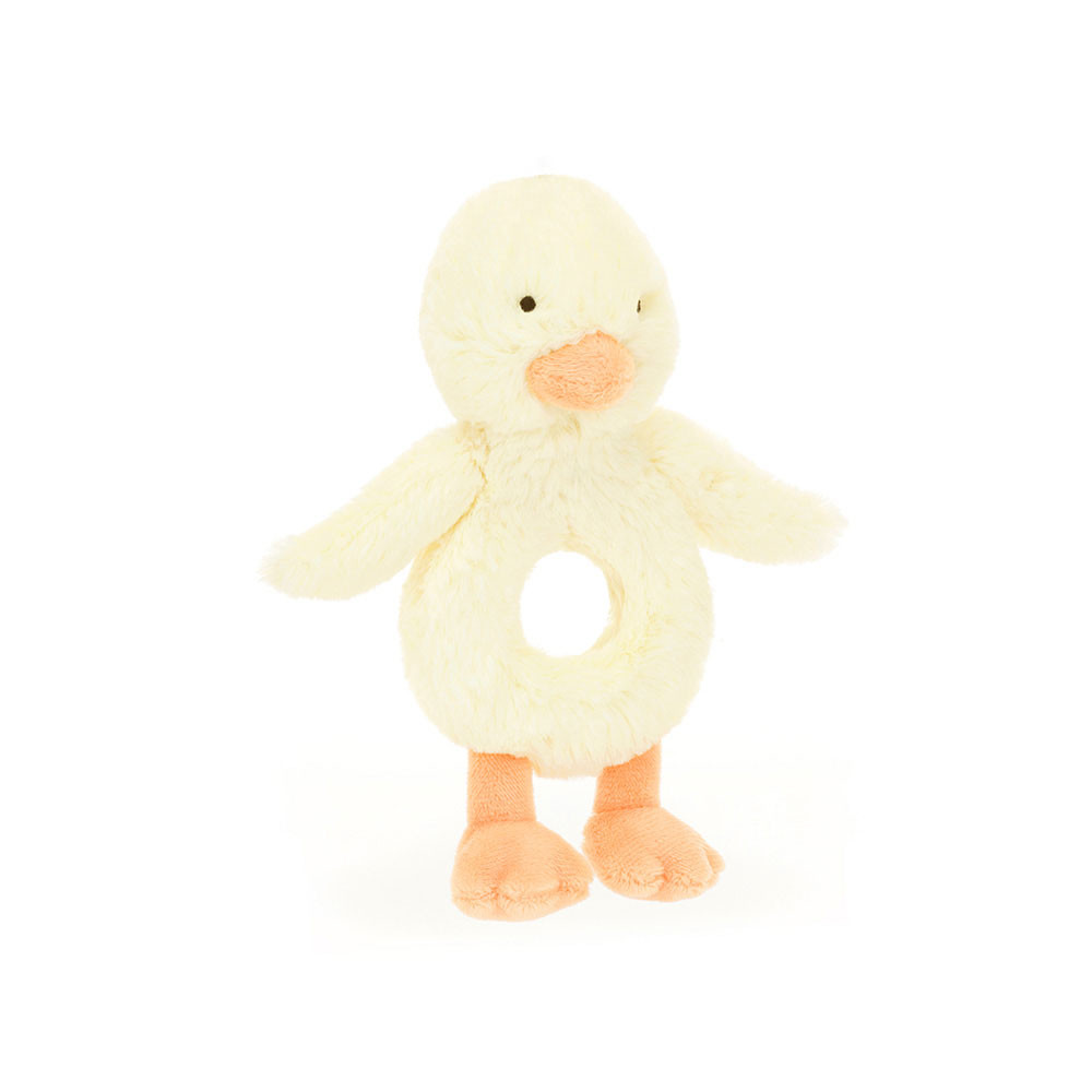 Bashful Duckling Ring Rattle, Main View