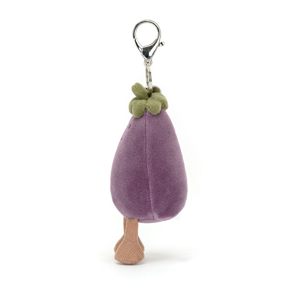 Vivacious Aubergine Bag Charm, View 2