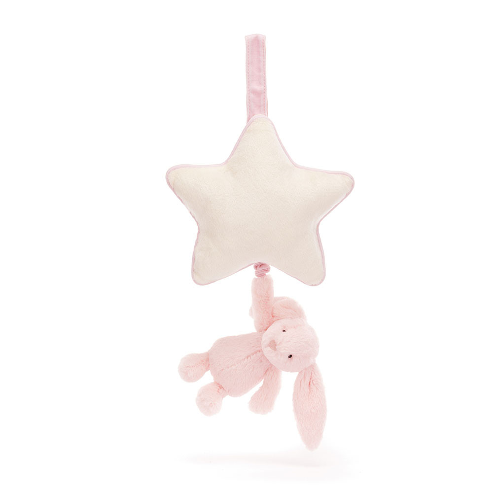 Bashful Pink Bunny Musical Pull, View 1