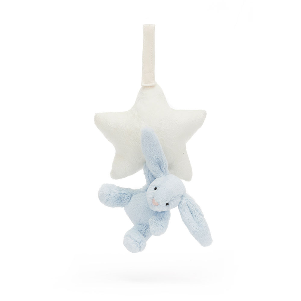 Bashful Blue Bunny Star Musical Pull, Main View