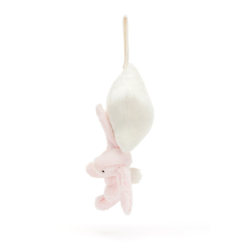 Bashful Pink Bunny Star Musical Pull, View 1
