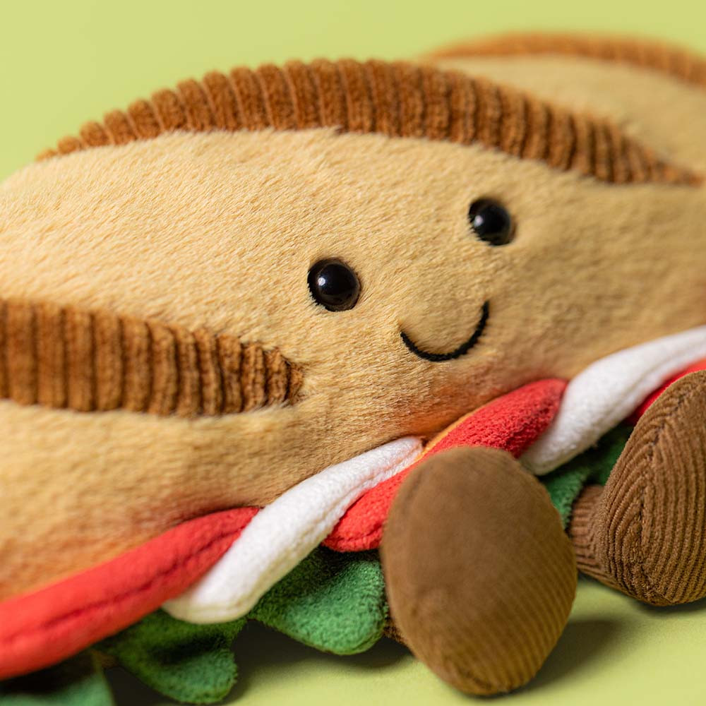 Amuseables Caprese Baguette – Produit Officiel Jellycat
