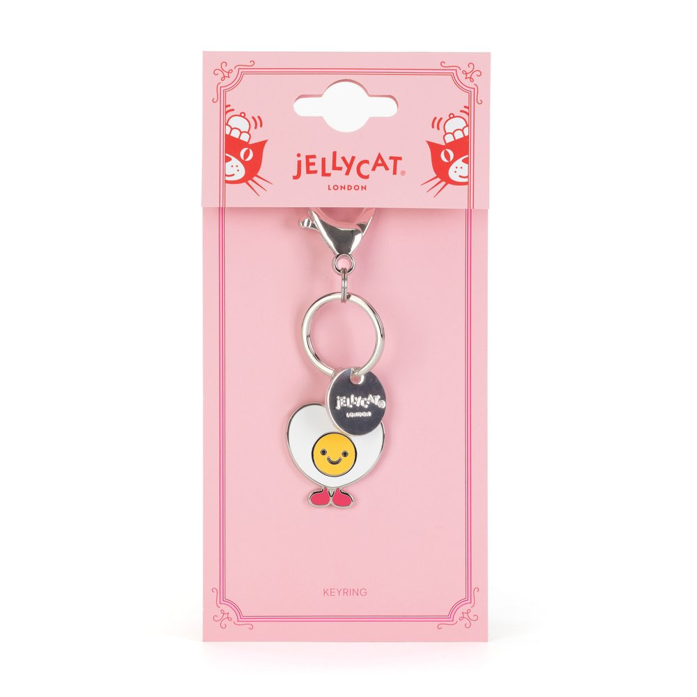 Amuseables Heart Boiled Egg Keyring, View 2