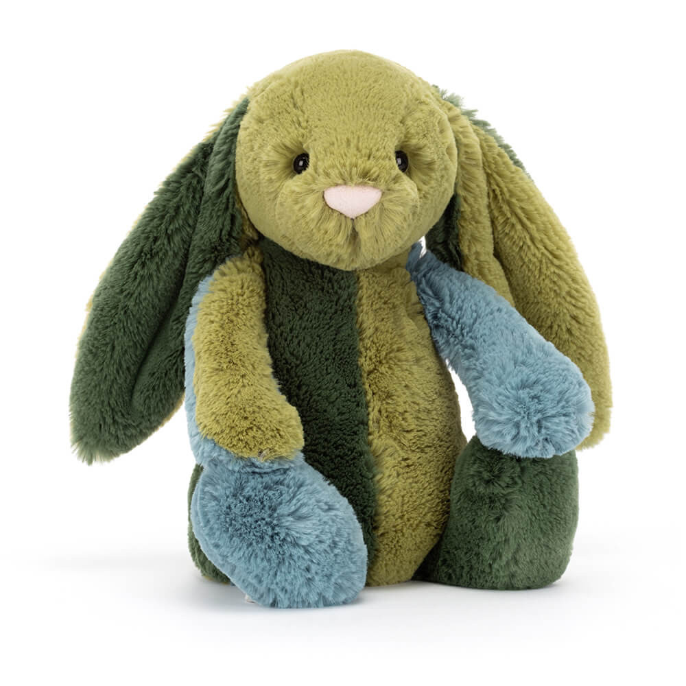 ぬいぐるみ  Bashful Patchwork Basil Bunny Bashful Patchwork Basil Bunny – Produit Officiel Jellycat