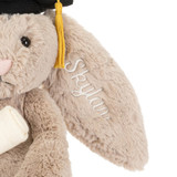 Personalised Bashful Bunny Graduation Outfit, View 1