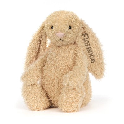 Personalised Bashful Bunny Curly Big, Main View
