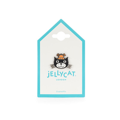 Jellycat Head Logo Enamel Pin. Main View