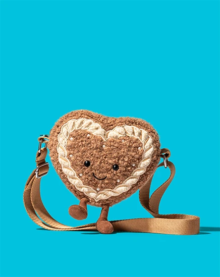  Sac Bandoulière Amuseables Schönherz Gingerbread  sur un fond bleu