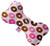 Mirage Pet 1131-SFTYBN8 Pink Donuts 8 in. Stuffing Free Bone Dog Toy