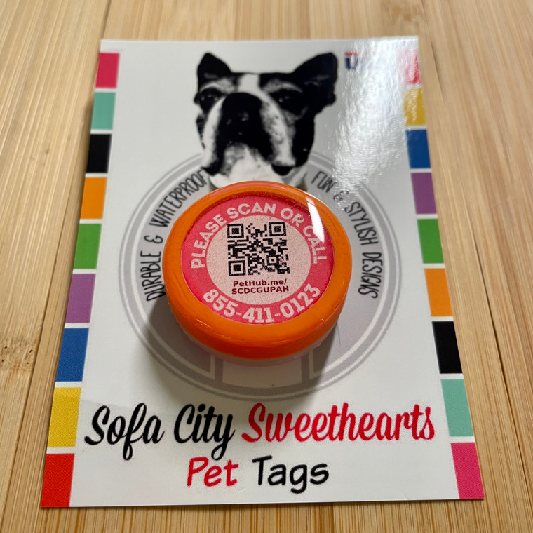 Wholesale pack of 50 QR Code Pet ID Tags with Free Pet Profile
