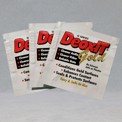 DeoxIT® Gold, #K-G1W-50 (Individual Wipes, 3 x 3.5″)