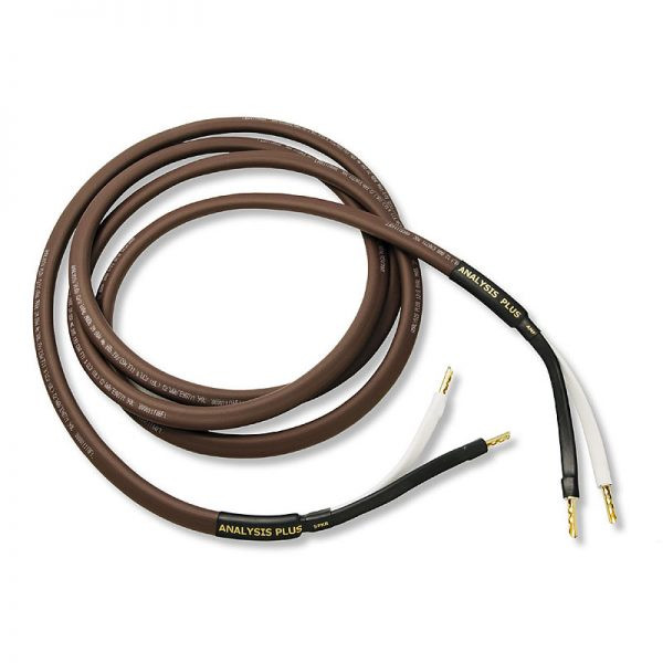 Analysis Plus Chocolate Oval 12/2 Speaker Cable Pair - In-wall rated
