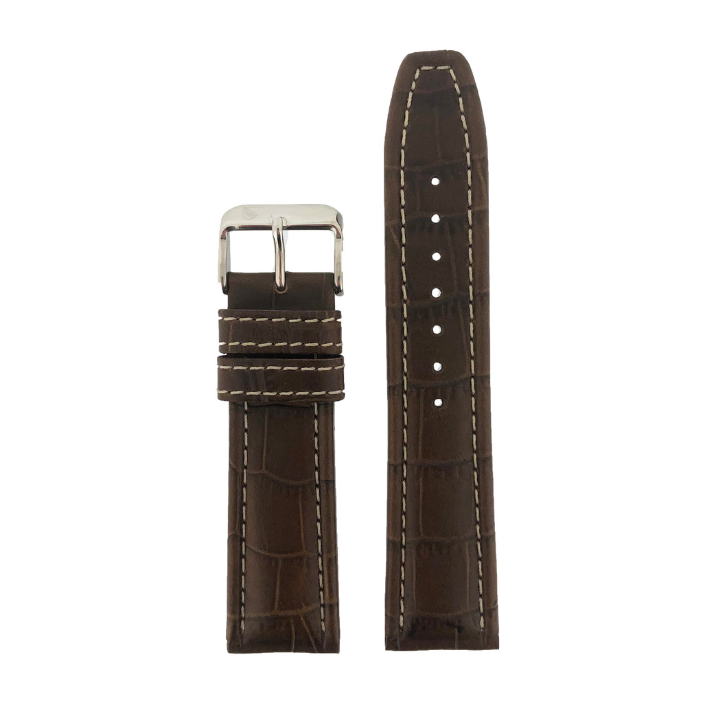 Distressed Leather Watch Band | TechSwiss  Leather Watch Bands  | LEA424 | Front