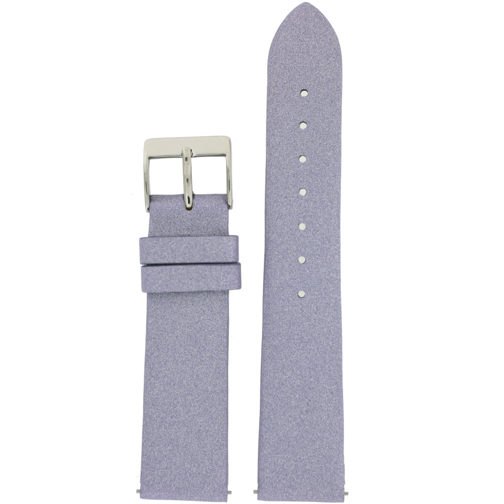 Purple Watch Band Satin Leather Watch Band | Watch Strap | Lavender Watch Band | Italian Calfskin | LEA409 | Main