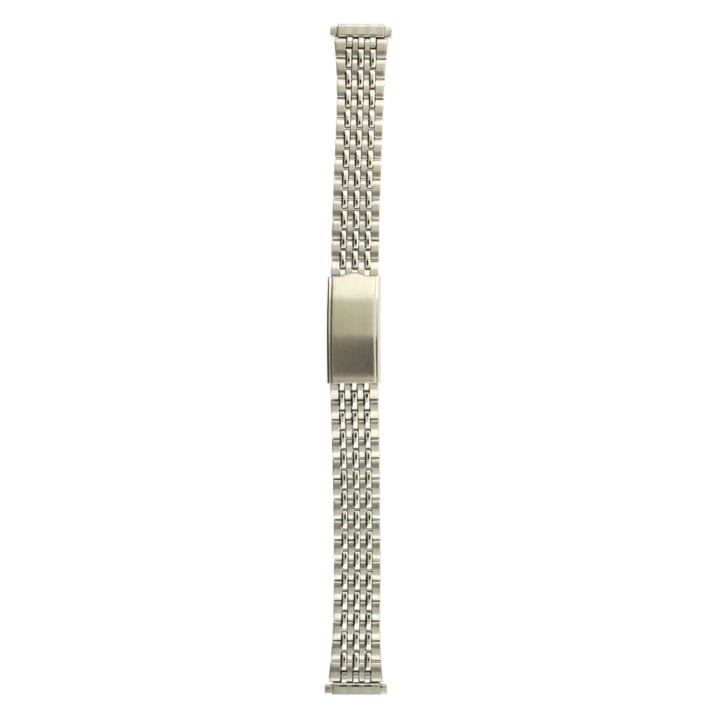 Watch Band Link Metal Silver-Tone Ladies Spring Ends Replacement Bracelet 12mm-14mm