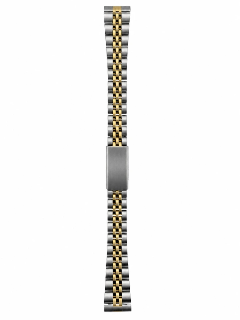 14mm Watch Band Ladies Link Metal Two-Tone Jubliee Style