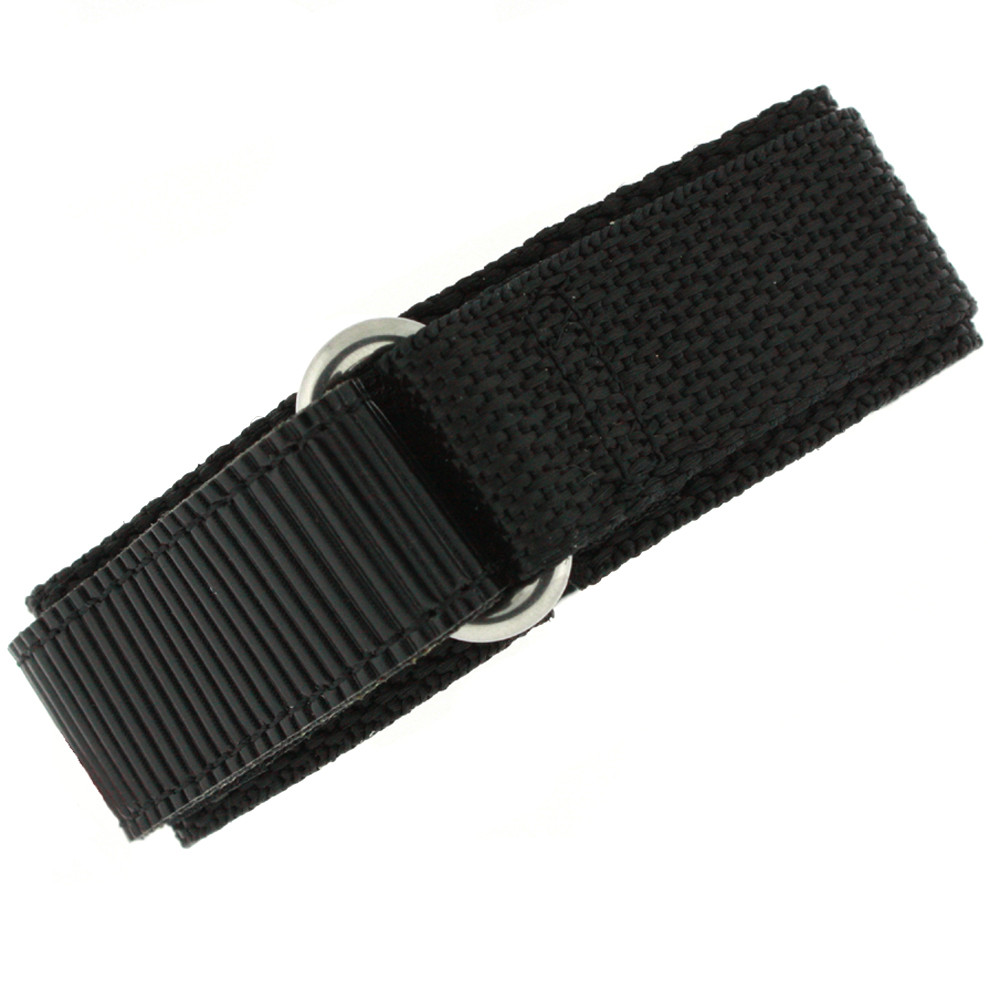 Velcro Watch Band Sport Replacement Strap in Black TechSwiss