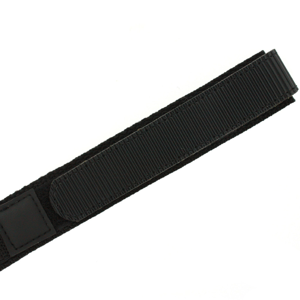 Black Velcro Watch Band | TechSwiss Black Velcro Watch Strap | VEL100BLK | Edge