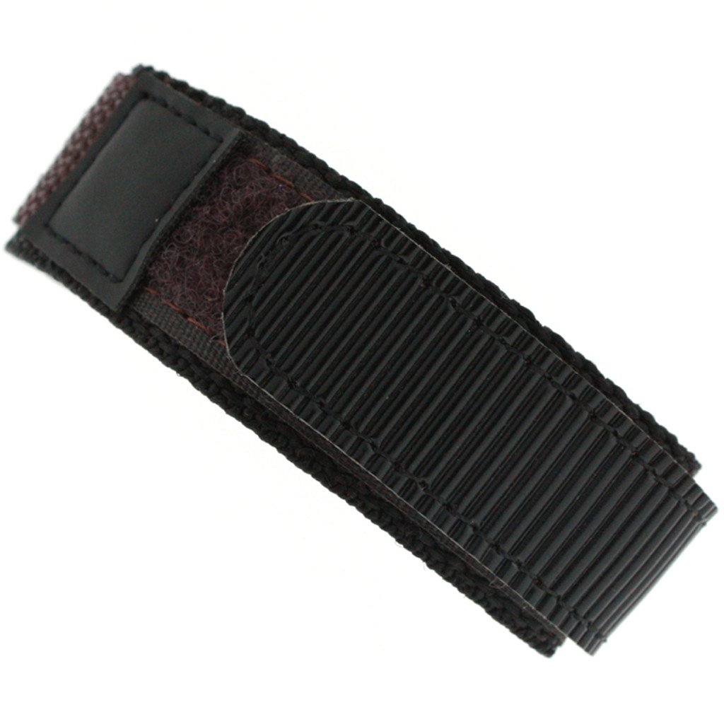 Brown Velcro Watch Band | TechSwiss Brown Velcro Watch Strap | VEL100BRN | Velcro