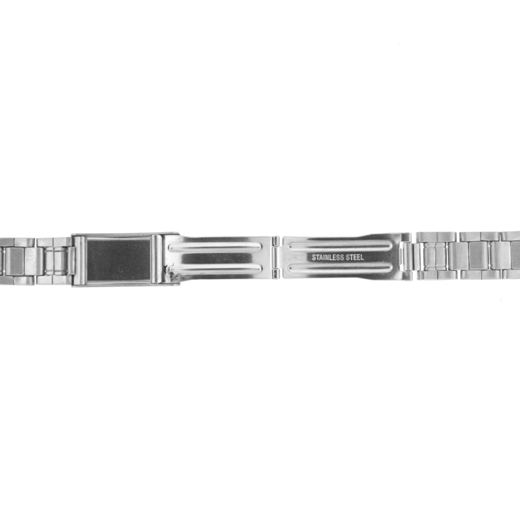 Watch Band Link Metal Stainless Steel Adjustable Spring-Ends Ladies 12-15 millimeter