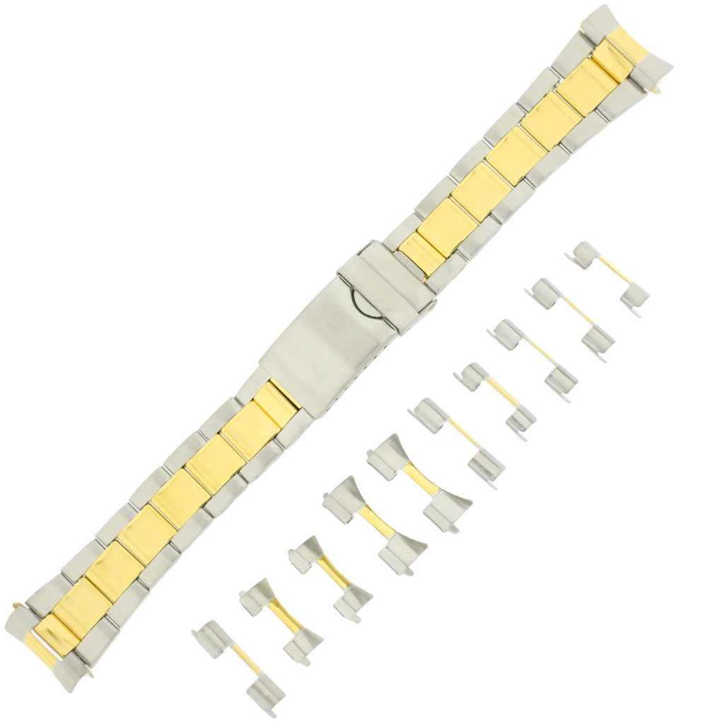 Mens Metal Watch Band Front View