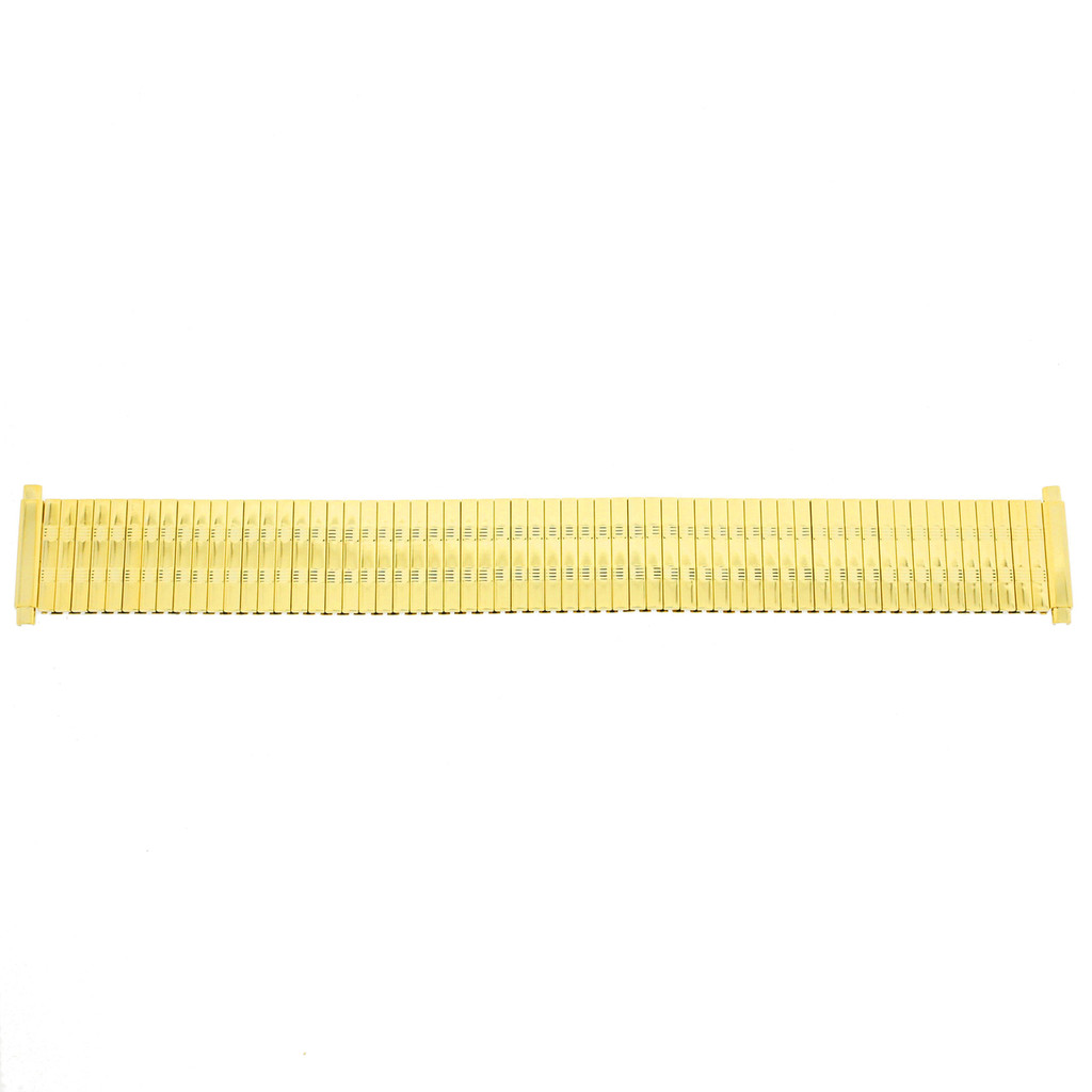 Watch Band Expansion Metal Stretch Gold-Tone fits 17-21mm TSMET202